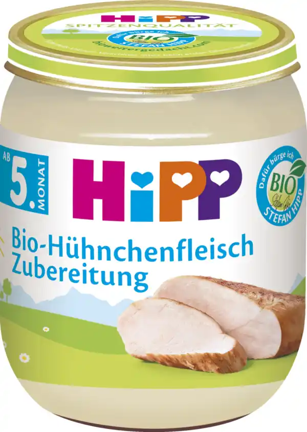 Bild 2 von HiPP Bio-Hühnchenfleisch Zubereitung