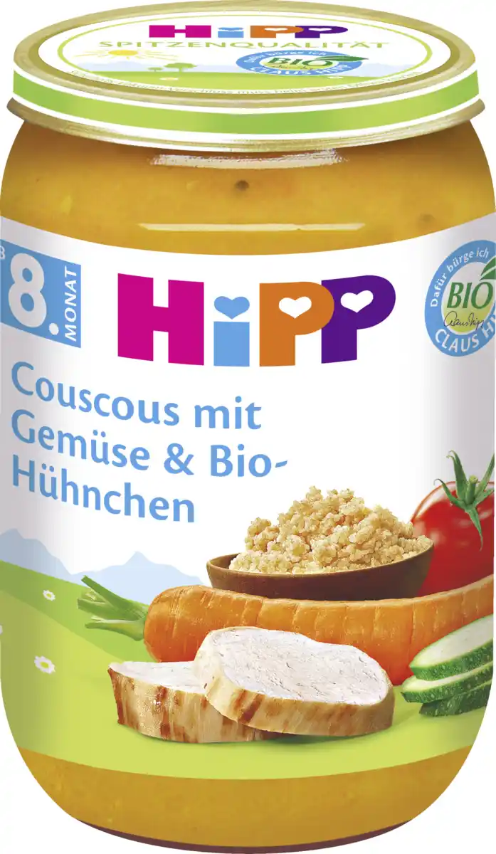 Bild 2 von HiPP Bio Couscous mit Gemüse & Bio-Hühnchen