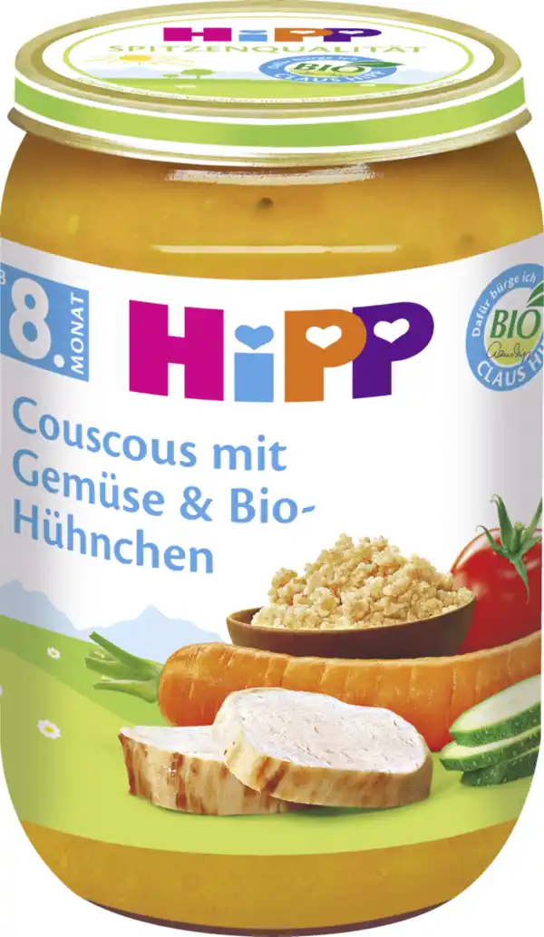 Bild 2 von HiPP Bio Couscous mit Gemüse & Bio-Hühnchen
