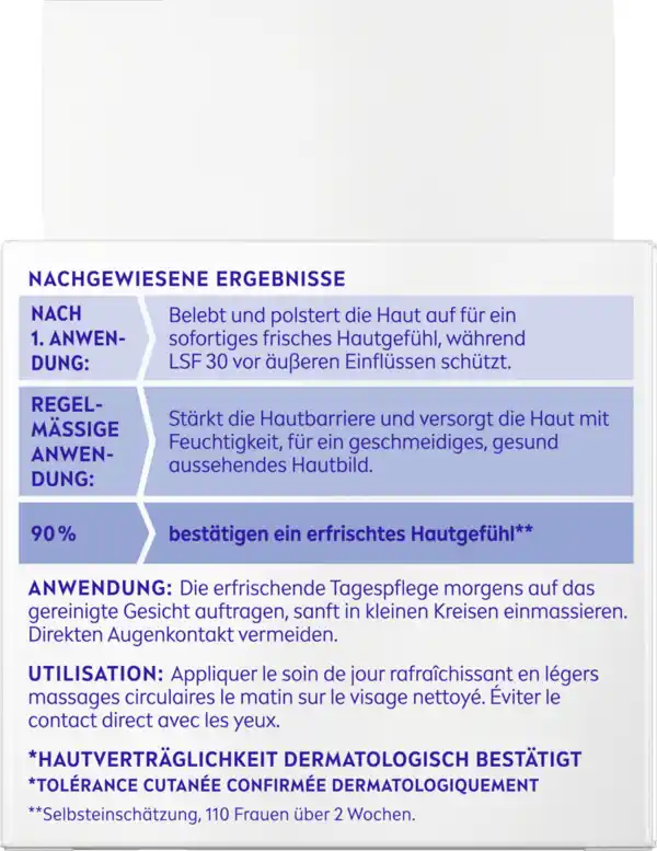 Bild 2 von NIVEA Tagespflege erfrischend LSF30