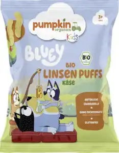 Pumpkin Organics Bio Bluey Linsen Puffs Käse