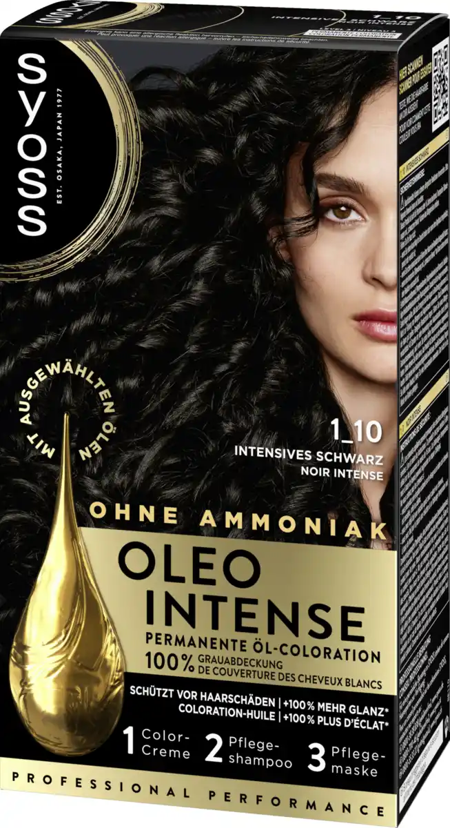 Bild 2 von Syoss Oleo Intense Öl-Coloration 1_10 Intensives Schwarz