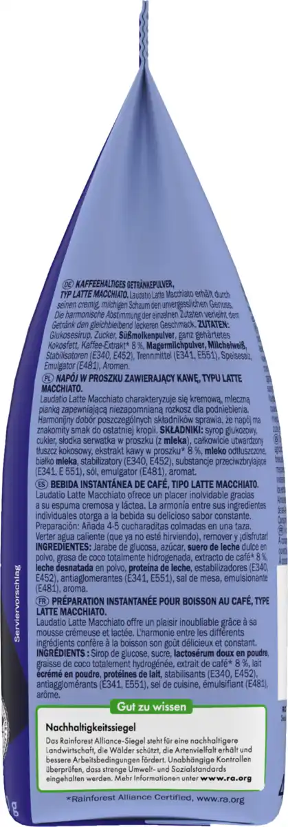 Bild 2 von Laudatio Latte Macchiato Pulver
