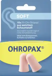 Ohropax Schaumstoffstöpsel SOFT