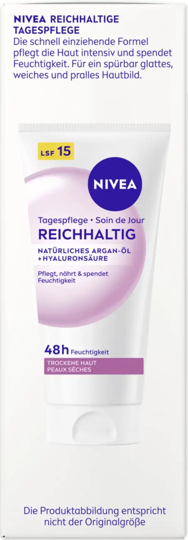 Bild 3 von NIVEA Tagespflege Reichhaltig natürliches Argan-Öl + Hyaluronsäure