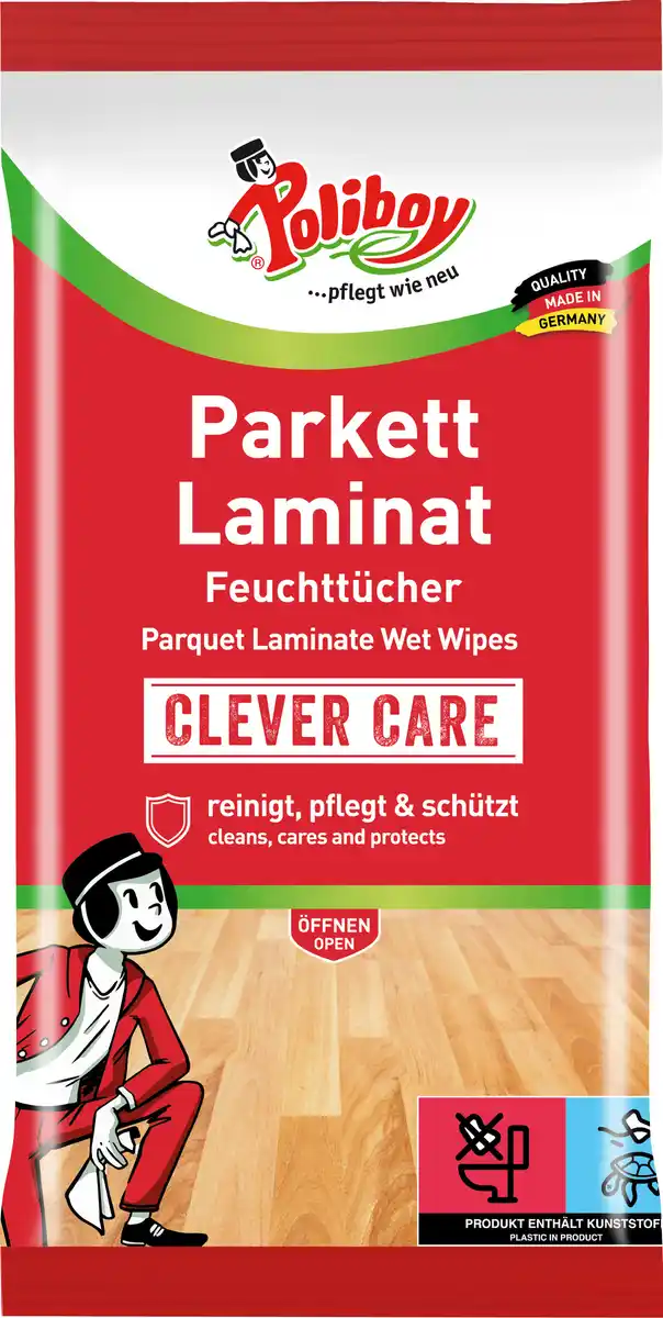 Bild 1 von Poliboy Parkett Laminat Feuchttücher