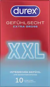 Durex Gefühlsecht Extra Groß XXL Kondome