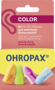 Ohropax IN-Ohr-Stöpsel COLOR