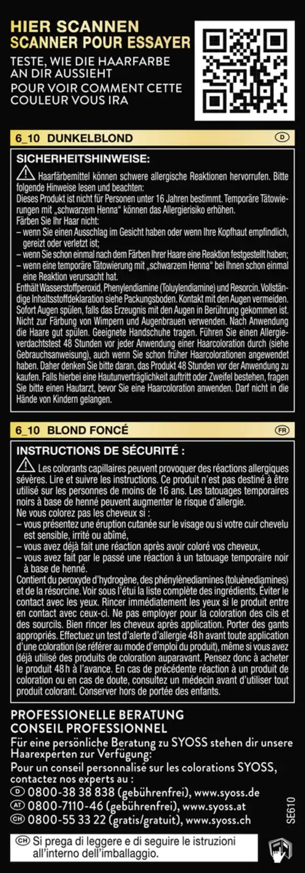 Bild 3 von Syoss Oleo Intense Öl-Coloration 6_10 Dunkelblond