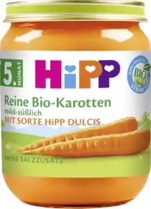 HiPP Bio Reine Bio-Karotten mild-süßlich ab 5. Monat
