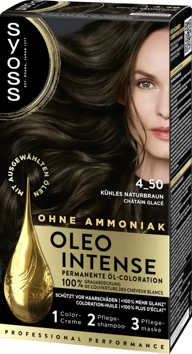 Bild 2 von Syoss Oleo Intense Öl-Coloration 4_50 Kühles Naturbraun