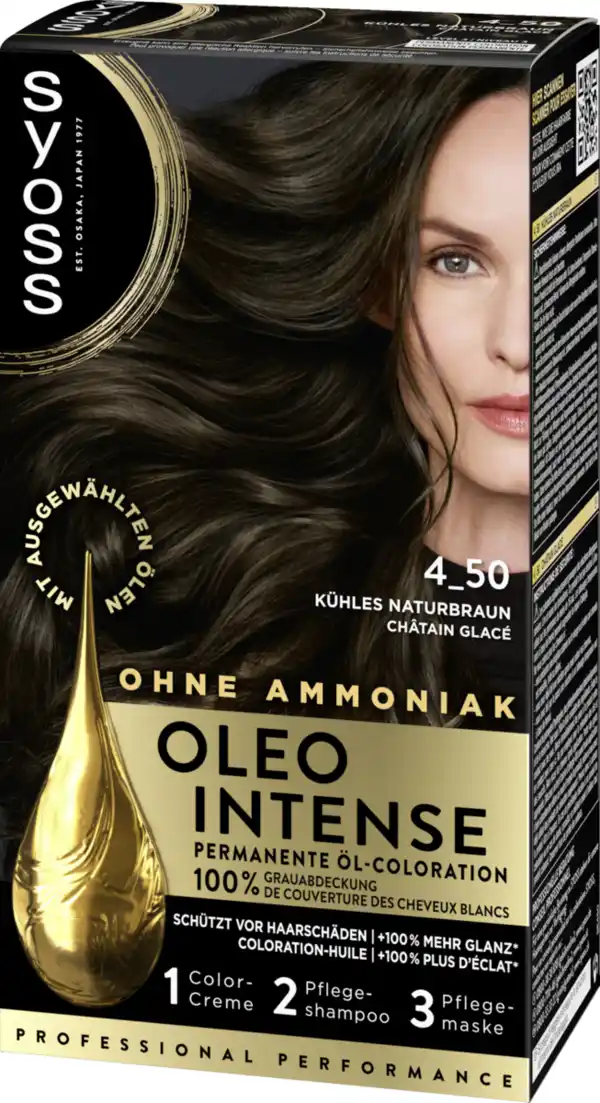 Bild 2 von Syoss Oleo Intense Öl-Coloration 4_50 Kühles Naturbraun