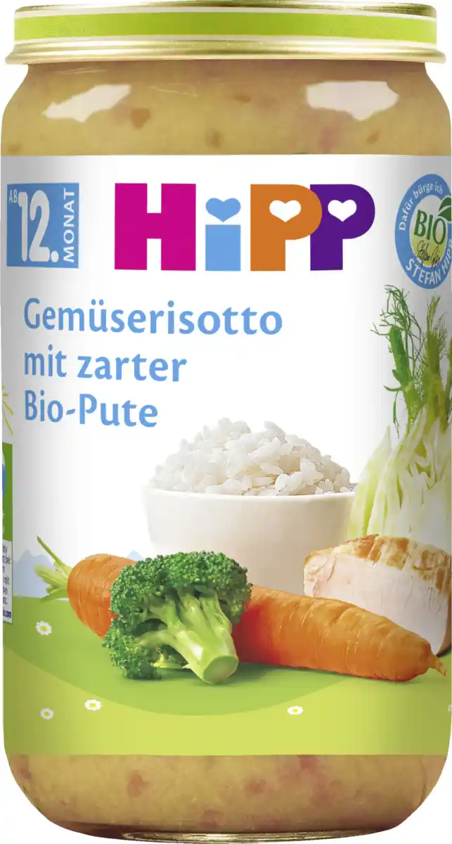 Bild 1 von HiPP Bio Menü Gemüserisotto mit zarter Bio-Pute