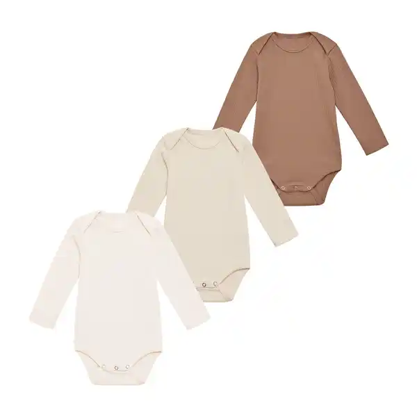 Bild 3 von LILY & DAN Gerippte Baby-Bodys
