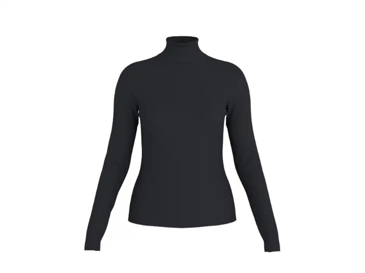 Bild 1 von ESMARA® Damen Gerippte Rollkragenshirts, 2 Stück