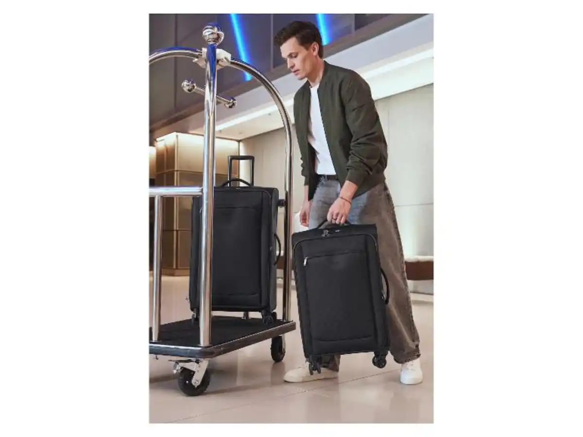 Bild 1 von ESMARA® Koffer-Set, Softcase, M und XL, 62/69 L und 96/108 L, erweiterbar