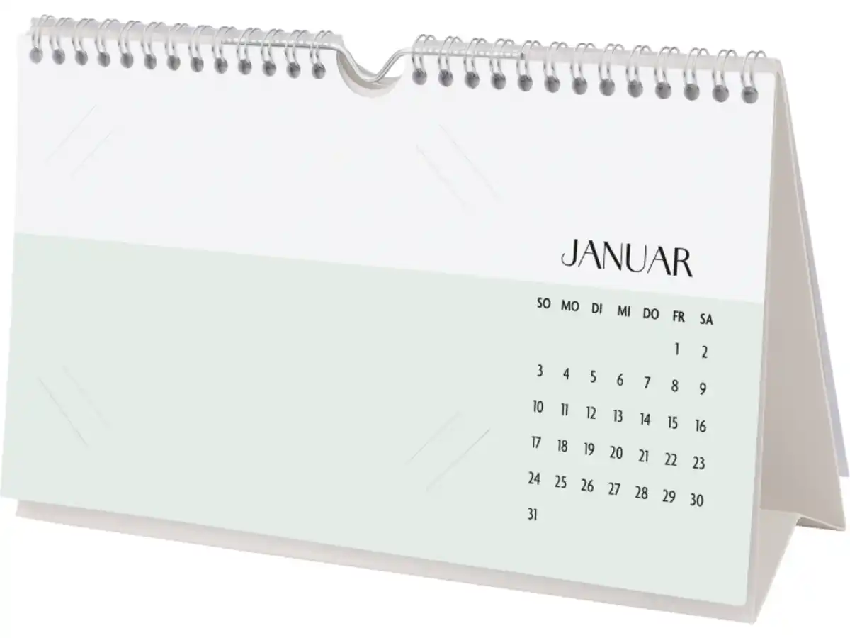 Bild 2 von CRELANDO® Foto-Einsteckkalender / Foto- und Bastelkalender / Bastelkalender / Foto-Familienplaner / Foto-Einsteck Tischkalender,  21 x