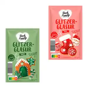 BACK FAMILY Glitzerglasur