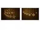 Bild 3 von LIVARNO® LED-Lichtervorhang mit dekorativen Sternen/Schneeflocken