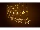 Bild 1 von LIVARNO® LED-Lichtervorhang mit dekorativen Sternen/Schneeflocken