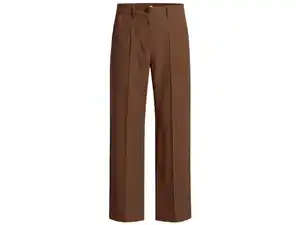 ESMARA® Damen Wide-Leg-Twillhose