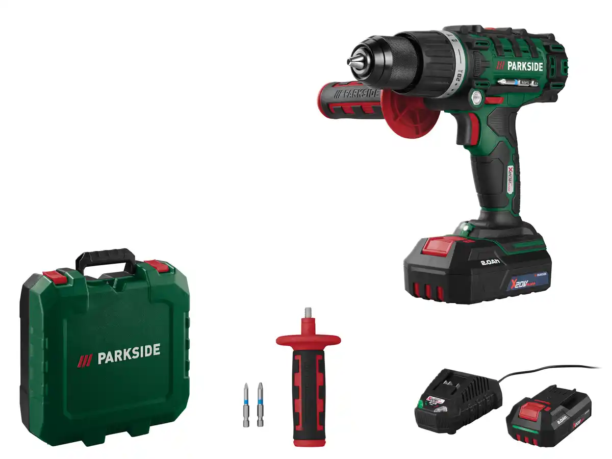 Bild 4 von PARKSIDE® 20 V Akku-Schlagbohrschrauber »PSBSA 20-Li C3« mit Akku – mit Ladegerät