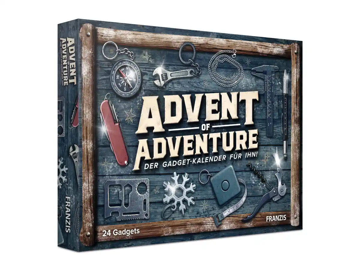 Bild 1 von FRANZIS Advent of Adventure – Der Gadget-Kalender für Ihn