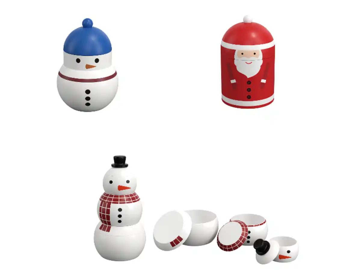 Bild 3 von SILVERCREST® Vorratsdosen-Set / Vorratsdose, Weihnachtsmotiv