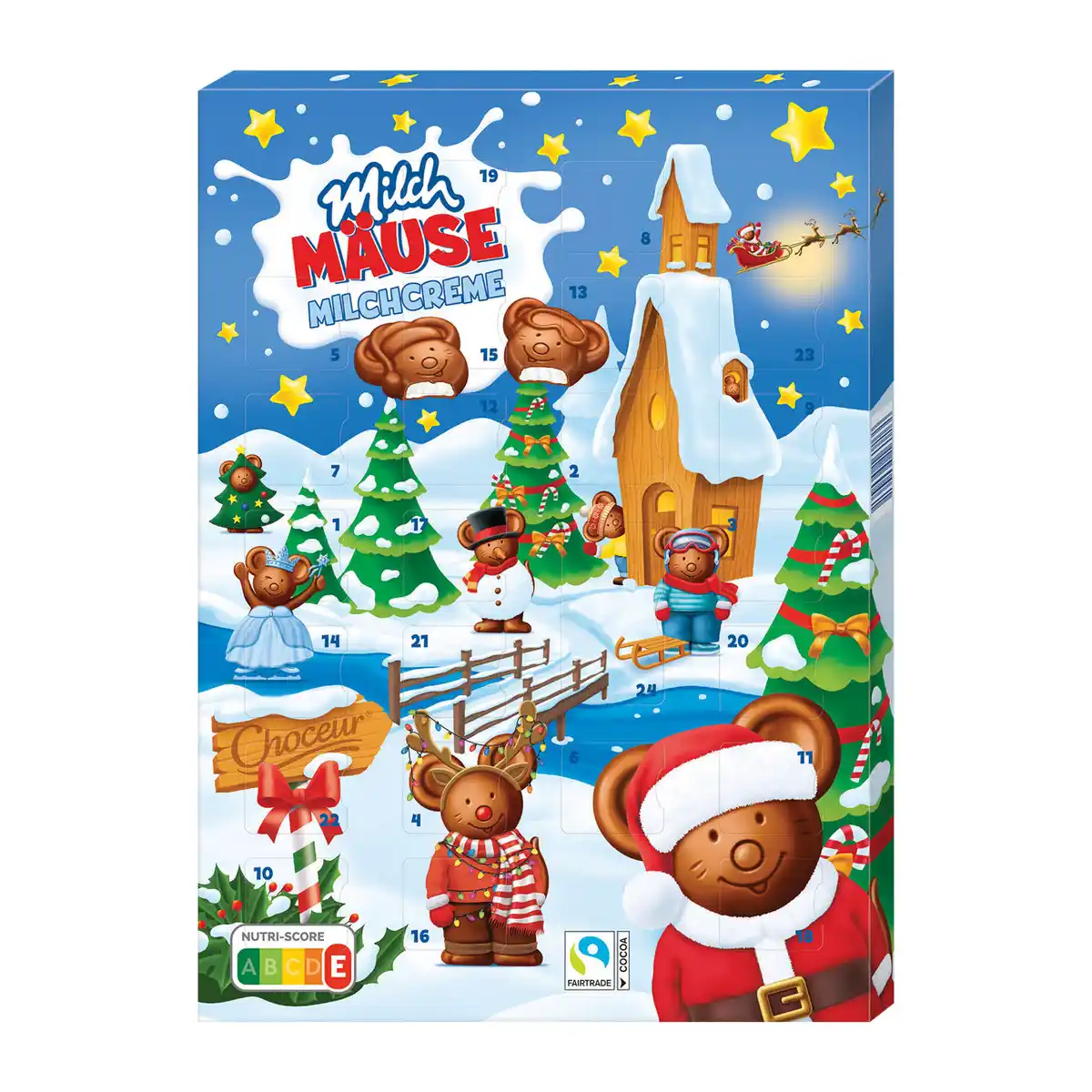 Bild 1 von CHOCEUR Milchmäuse-Adventskalender