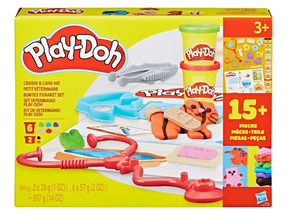 Bild 1 von PLAY DOH Buntes Tierarzt Set / Kneten & Bauen Set