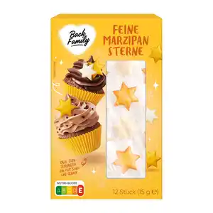 BACK FAMILY Feine Marzipansterne