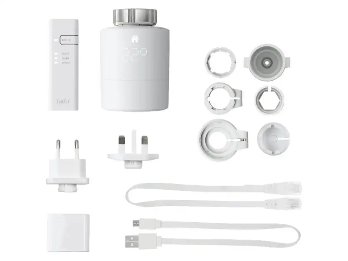 Bild 1 von TADO Starter-Kit – Smartes Heizkörperthermostat Starterset – Smartes Heizkörperthermostat