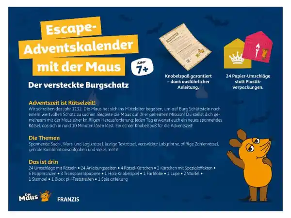 Bild 2 von FRANZIS Escape-Adventskalenders mit der Maus