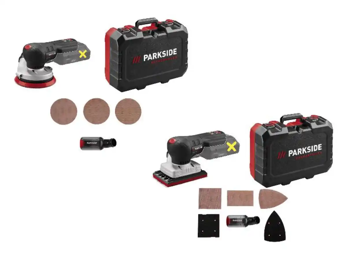 Bild 3 von PARKSIDE PERFORMANCE® 20V Akku-Schwingschleifer »PAMSP 20-Li A2« / 20V Akku-Exzenterschleifgerät »PAESP 20-Li A2«, ohne Akku und Ladegerät