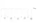 Bild 2 von LIVARNO® LED-Lichtervorhang mit dekorativen Sternen/Schneeflocken