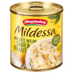 Hengstenberg Mildessa Mildes Weinsauerkraut oder Traditioneller Rotkohl