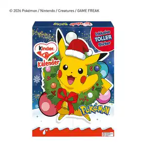 FERRERO Kinder Pokémon-Adventskalender