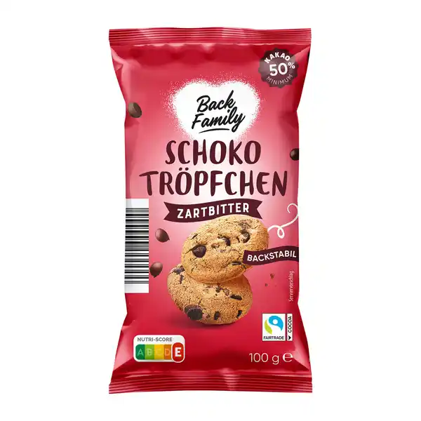 Bild 3 von BACK FAMILY Schokotröpfchen / -chunks