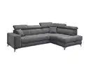 Bild 1 von Ecksofa Sydney 282x86-105x198 grau Garnitur inkl. Kissen