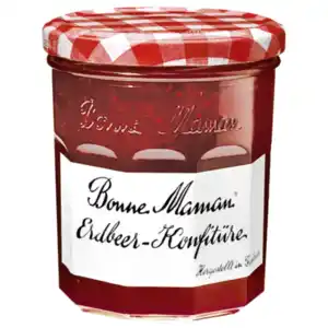 Bonne Maman Konfitüre oder Weniger Zucker, mehr Frucht,
