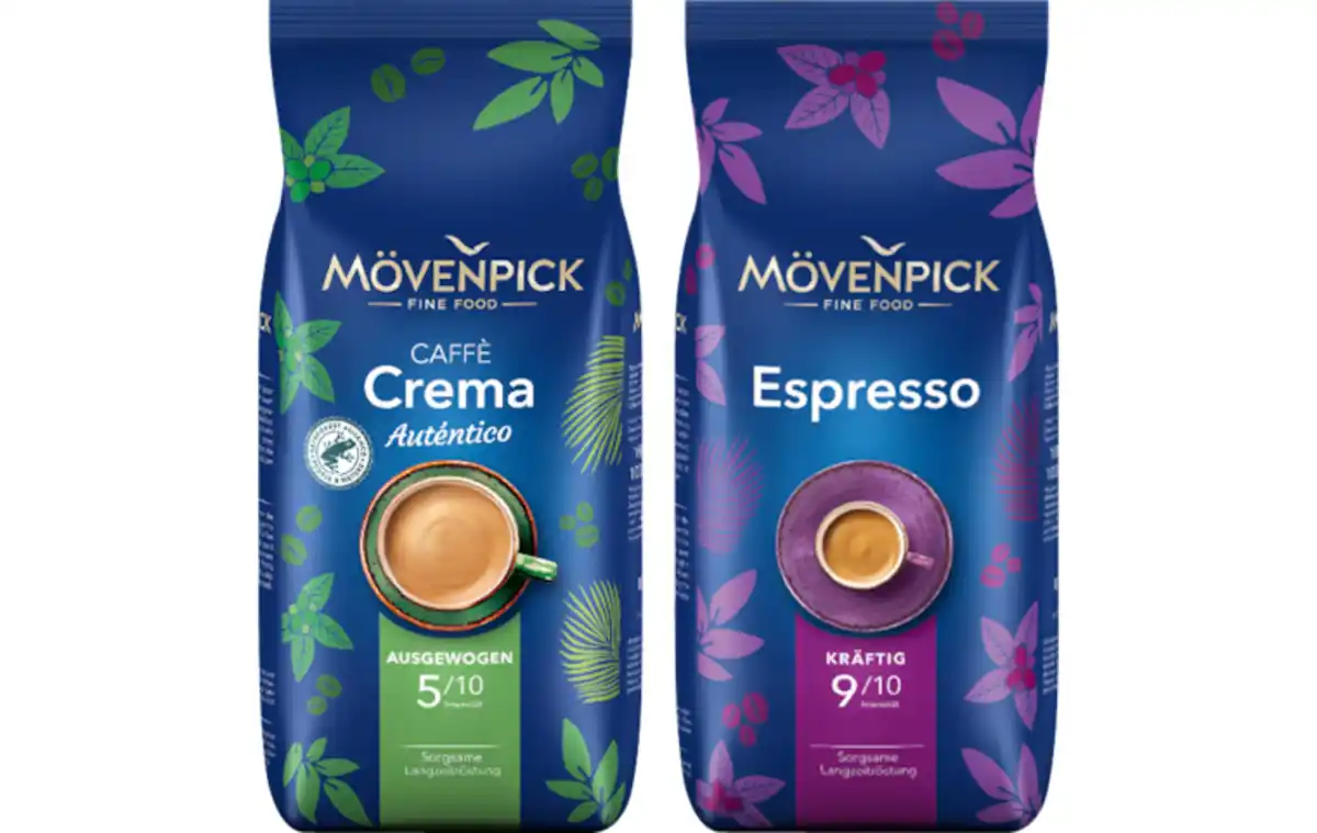 Bild 1 von Mövenpick Kaffee ganze Bohnen