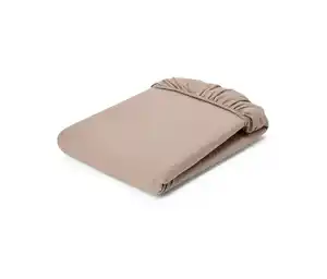 Biber-Spannbettlaken, Normalgröße, taupe
