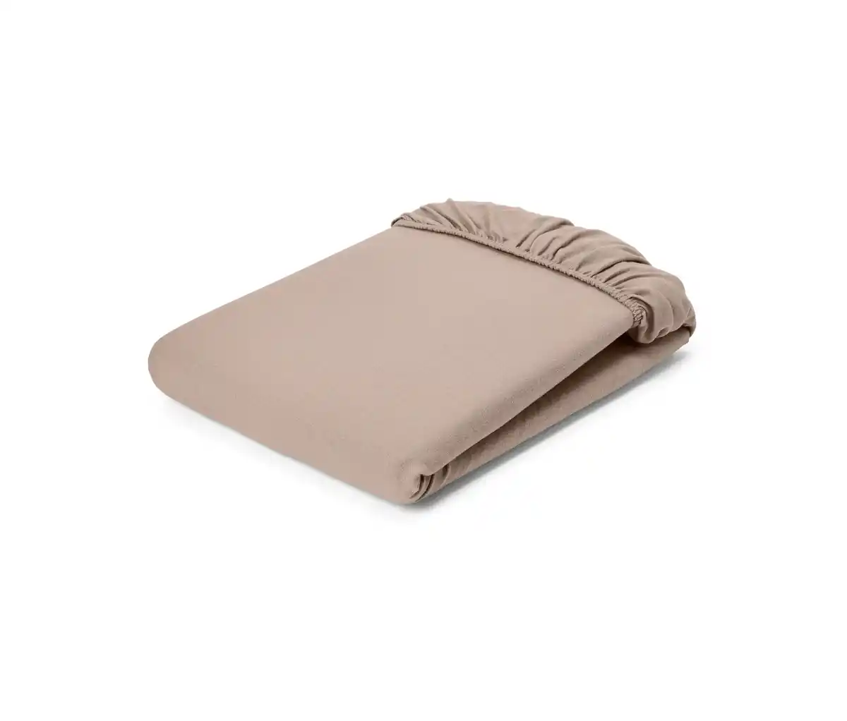 Bild 1 von Biber-Spannbettlaken, Normalgröße, taupe