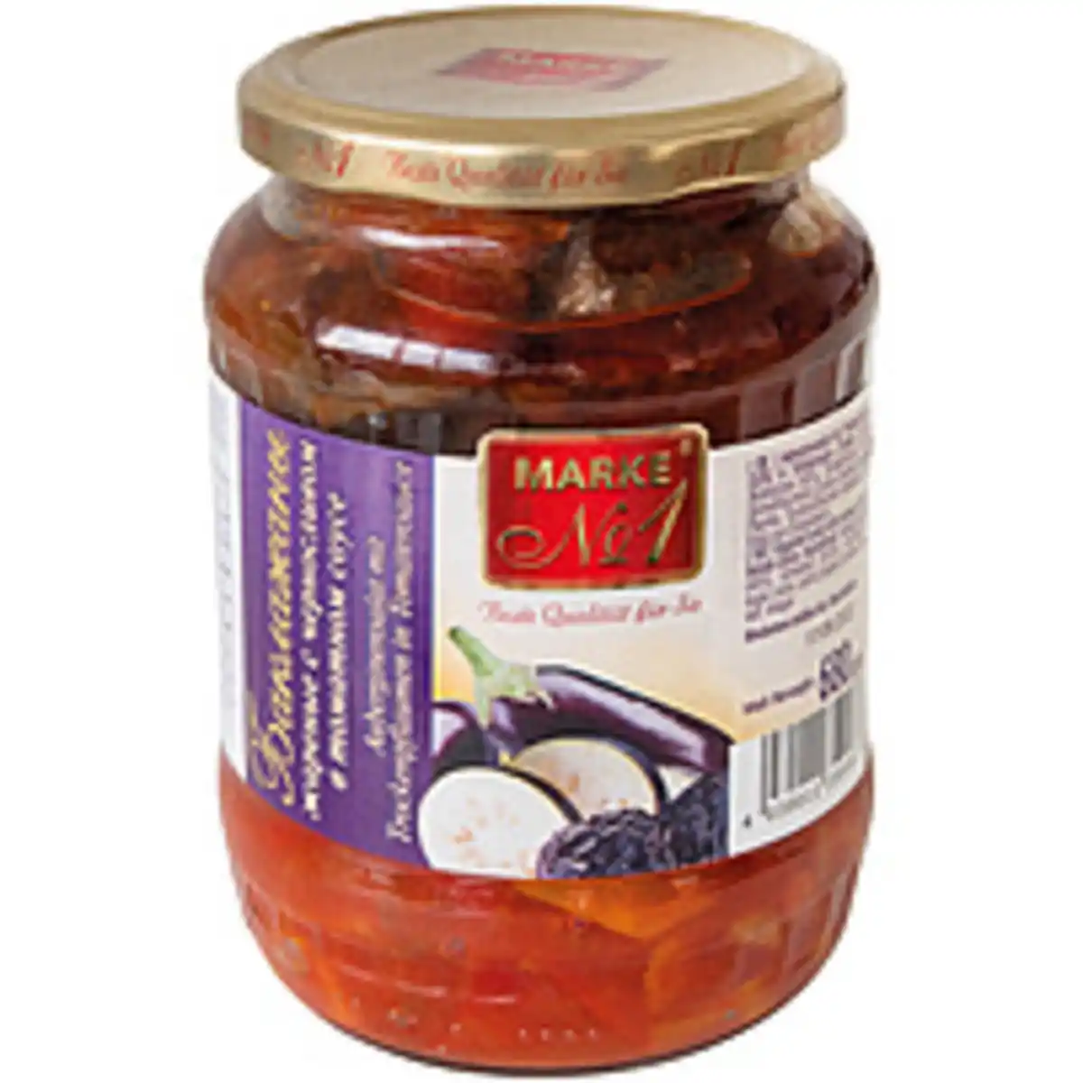 Bild 1 von Auberginensalat mit Trockenpflaumen in Tomatensauce