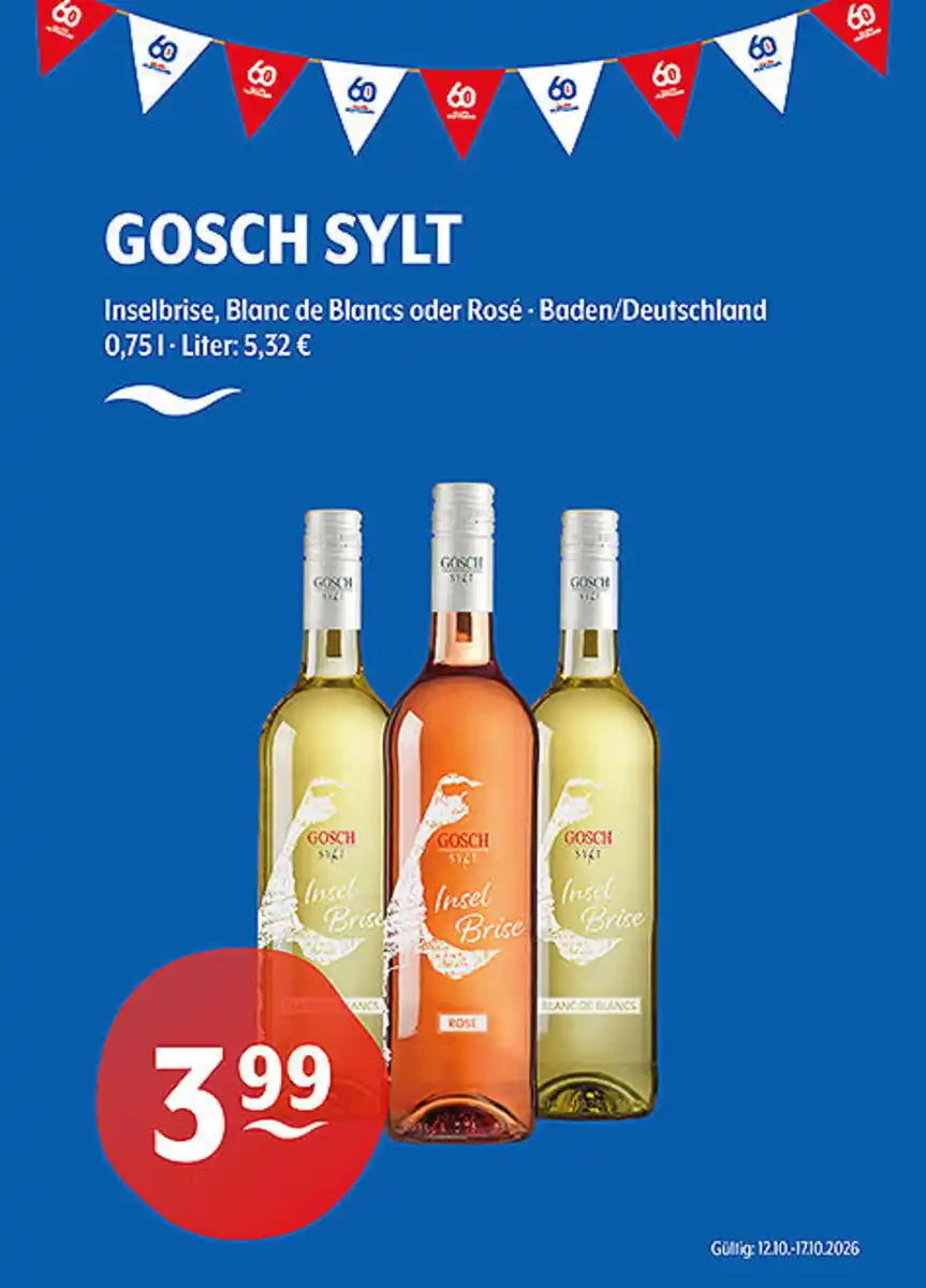 Bild 1 von GOSCH SYLT InselbriseBlanc de Blancs oder RoséBaden/Deutschland