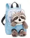 Bild 1 von NICI Rucksack mit Plüschtier 21x26cm Waschbär 25cm, 1 Stk