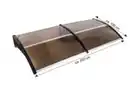 Bild 3 von HC Home & Living XXL Design-Vordach, aus Polycarbonat ca. 200 x 100 cm - Anthrazit