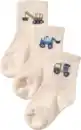 Bild 1 von ALANA Tennissocken mit Fahrzeug-Motiven, weiß, Gr. 19/22, 3 St