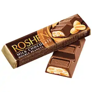 "DOUBLE PEANUTS" Milchschokolade-Riegel mit 35% Erdnusscreme...
