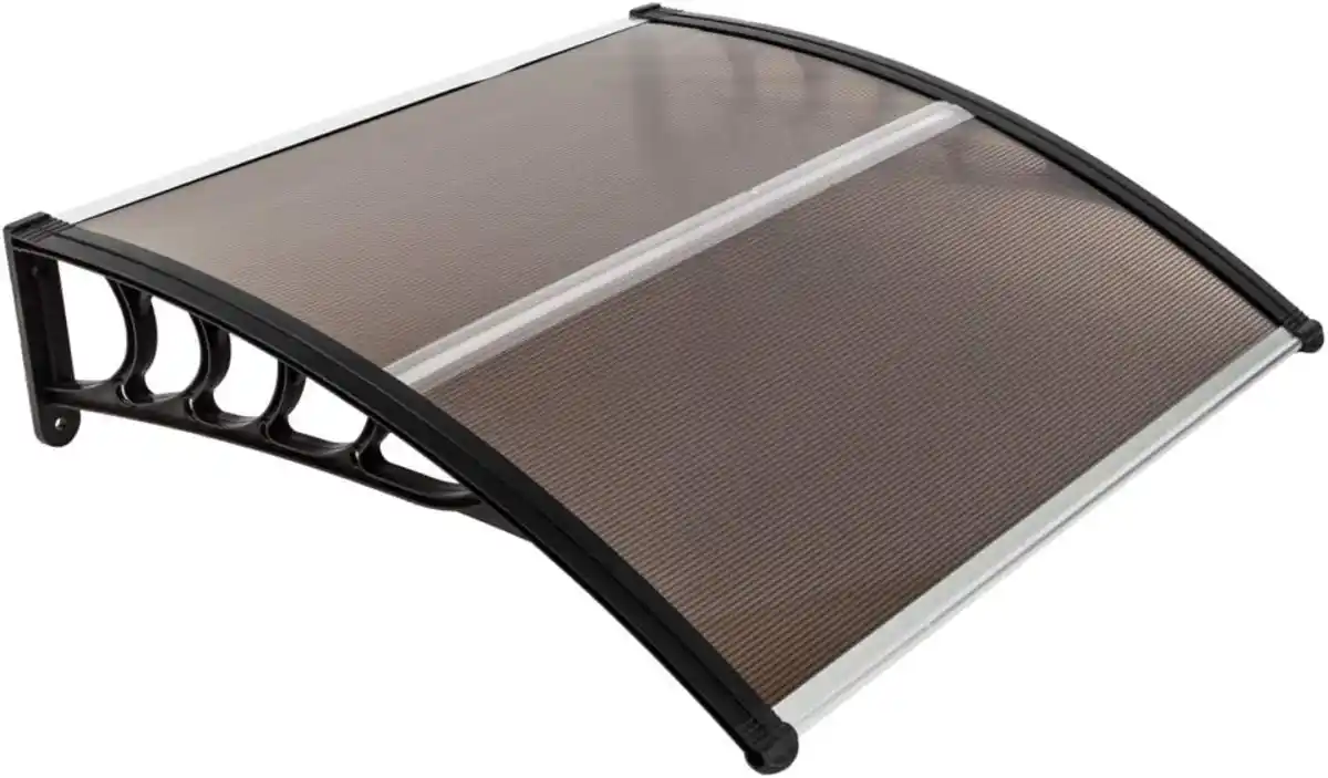Bild 1 von HC Home & Living Design-Vordach, ca. 120 x 80 x 23,5 cm - Anthrazit 